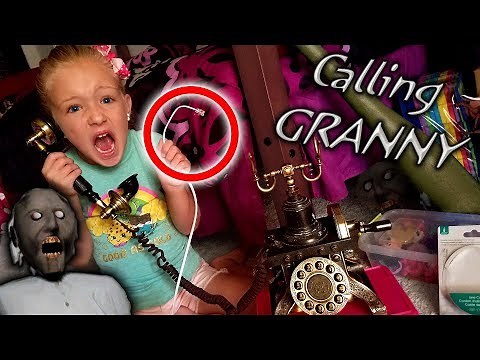 Calling Granny in Real Life! *OMG* She Called me Back on Abandoned Phone!!!