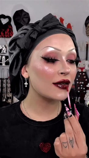 Broken glass makeup ❤️‍🩹🔪 ib @witchxreads I used @makeupamurder Forensic Eyeliner Pen and @kryptkouturecosmetics Redrum palette with @makeupamurder Toxic Waste Eyeliner in the shade Gaslight. Then I used Prosaide adhesive to glue on fake stain glass you use to adhere to your windows. Then I used @mehronmakeup fake stage blood and @kryolanofficial Eye blood #makeup #sfx #halloweenmakeup #horrormakeup #sfxmakeup #fakeblood #horror #makeupvideos #makeuptransition #makeuptransformations #makeupamu