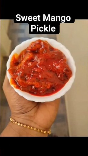 Mango Sweet Pickle Recipe | Quick & Easy #food #viral #foodie #mangopickle #summerspecial #ytshorts