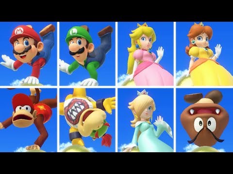 Super Mario Party - All Winning Animations