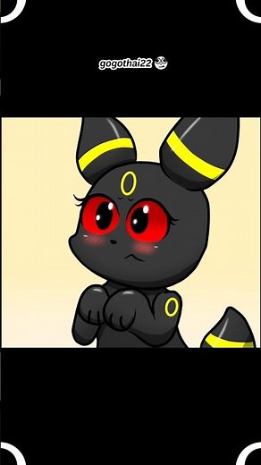 umbreon 🛏#animation #furry #pokemon #eeveeevolutions #umbreon