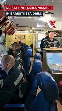 Underwater Might! Russia’s Kazan Submarine Launches Missiles In Arctic Drill | VERTEX