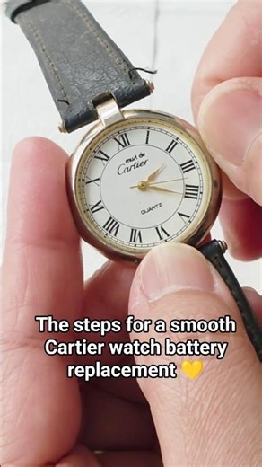 Cartier Watch Battery Replacement!