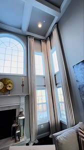 The perfecrt custom curtains!When I say that these custom curtains are so luxurious, you need to believe me! ✨Click the link to shop! https://linktr.ee/Dollhouse_Interiors ✨Use my exclusive code “DOLL15” to receive 15% off your purchase😍! Curtain Details: Name: AmbientColor: WhiteSize: 45” x 213”Header: Double French Pinch PleatLining: Same fabric lining. #Ad #thehues #customcurtains #windowcurtains #drapery #windowtreatments #homedecor #homedesign #homeinterior | Dollhouse Interiors