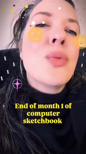 J E N N Y B L O C K | Computer sketchbook day 31. Coming to you live from work on a Saturday; things I'm especially proud of achieving this month - oh baby,... | Instagram