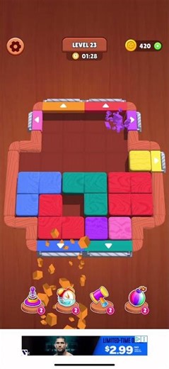 Screw Block Escape / Wood Block Escape – Level 23 Walkthrough 🧩🔩✨