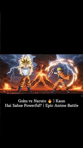 Goku vs Naruto 🔥 Epic Battle | Super Saiyan vs Nine Tails | Anime Fight 2025 🔥 [4K Ultra HD]