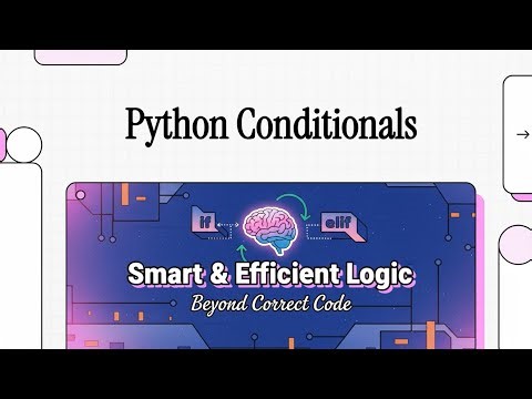 Python Conditionals | Lecture 1: Learn Python Programming – Beginner to Pro