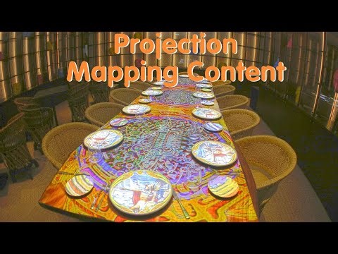 🌌 This Restaurant Comes ALIVE with 3D Projection Mapping! (Must See)