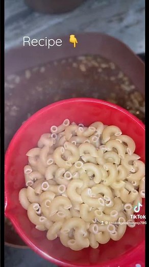 Beef & bean macaroni Recipe