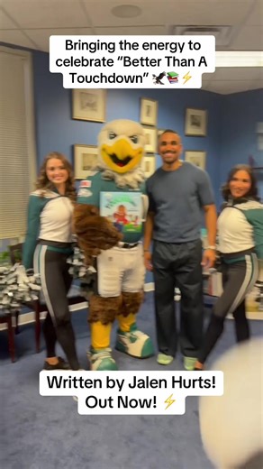 Celebrate Jalen Hurts' New Book 'Better Than A Touchdown'!