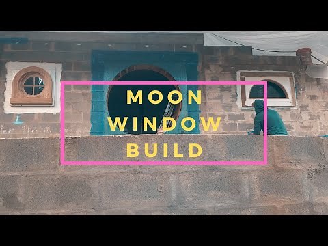 Part 17: Hobbit Hole Half Moon Window And Window Trim
