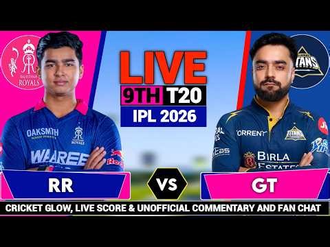 🔴 GT vs RR, Live Commentary | IPL 2026 | Cricket Live Match Score , 1st Innings