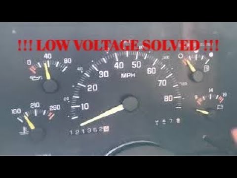 GMC SIERRA CHEVY SILVERADO LOW VOLTAGE (SOLVED)