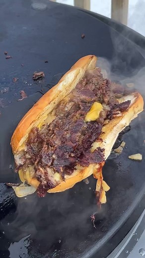 Homemade Cheesesteaks 🤤 Full recipe is on my website 👉 link in bio