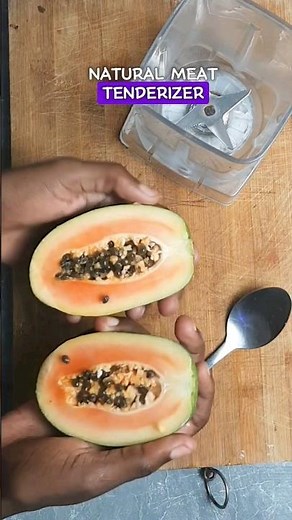 Raw Papaya Meat Tenderizer