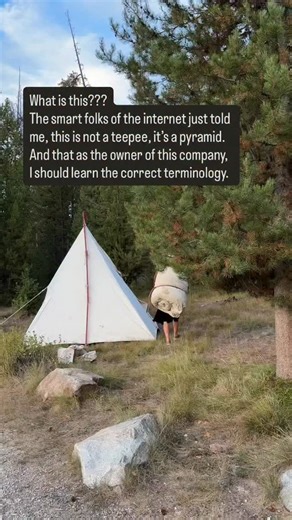I just got called out on the internet, that this is not a teepee, it’s a pyramid . What do you call it? The “cowboy” range teepee Simple and temporary: A range teepee was a much simpler shelter, designed for practicality rather than a long-term dwelling. It was commonly used by cowboys and ranchers for temporary lodging in a remote pasture or on the trail. Pyramid-shaped with no walls: These tents were typically pyramid-shaped and lacked the sophisticated engineering of a tipi, including the adj
