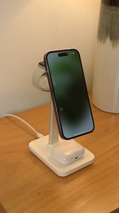 60K views · 1.4K reactions |  20% OFF  ⭐️⭐️⭐️⭐️⭐️This packaging was the first thing I noticed. Modern, sleek, and thoughtful. The product itself is solid and heavy. It has taken away 3 cords on my nightstand that drove me crazy! I magnet is very strong that holds the phone. I just bought another for our vacation house.! Grab one today! : https://journeyofficial.com/products/3-in-1-wireless-charging-station | Journey - JRNY | Facebook