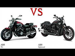 Yamaha Vmax 1200 vs Harley Davidson V Rod Test specification comparison
