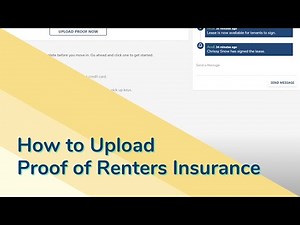 How to Upload Proof of Renters Insurance | Avail Landlord Software