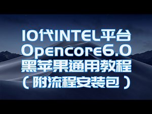 【司波图】CometLake台式机十代Intel平台Opencore黑苹果通用配置教程（附安装包）
