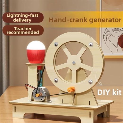 Science DIY Kit Hand Crank Generator | Lazada PH