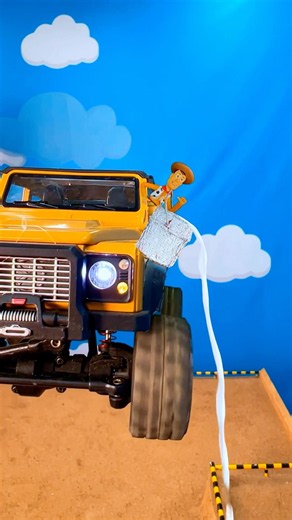 Remote Control Car and Sheriff Woody #shorts #animation
