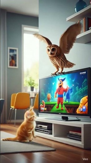 Funny kitten, Owl #funnycat #memes #cute #kitten #owldance #trending #funny #viral #meme #fun #short