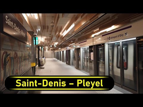 Metro Station Saint-Denis – Pleyel - Paris 🇫🇷 - Walkthrough 🚶