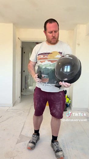 Your health comes first and with battery respirator by microclimate you get that with a 99.97 filter witch never mists up with air force down and out the mask with it being curved better field of view very well balanced not like other mask and not heavy ether with 10% off just ask me for the code you’ll be thanking me for it 👊🫶📸 Follow me❤️ #drywall #drywallrepair #asmr #howto #fyp