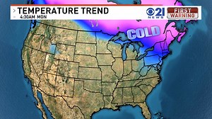A major warm up is coming next week! #ThinkSpring local21news.com/weather | Steve Knight CBS 21 News