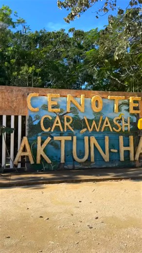Angel Coutre | Cenote Car Wash has my heart 🤍 There’s something so special about being here , the water is so crystal clear you can see every little fish... | Instagram
