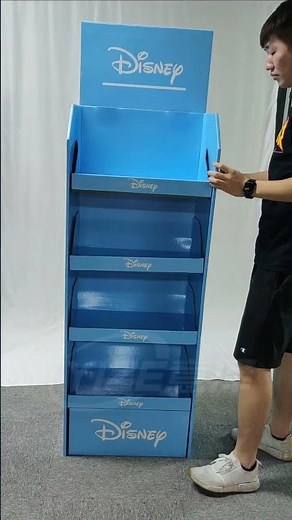 paper pop up cardboard display racks shelves Floor Pos Cardbaord Display stand