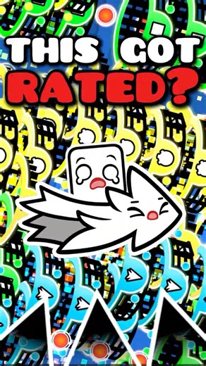 This Recent Tab Level Got Rated? 💀 #shorts #geometrydash #gd