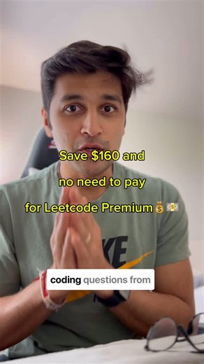 Veeraj Gadda | SAVE $160 ON LEETCODE PREMIUM and Instead get all the company specific Leetcode problems and SQL questions with solutions for free. . .... | Instagram
