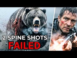 12 Feet Away: 1,000lb Kodiak vs .375 Magnum (2 Spine Shots Fail)