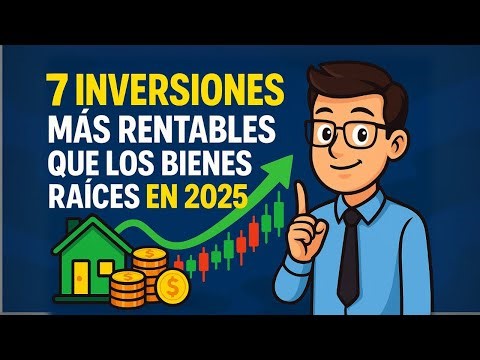 7 Inversiones Más Rentables Que los Bienes Raíces en 2025