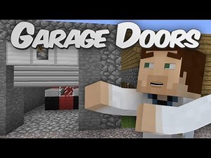 Working Garage Shutter Doors in Minecraft