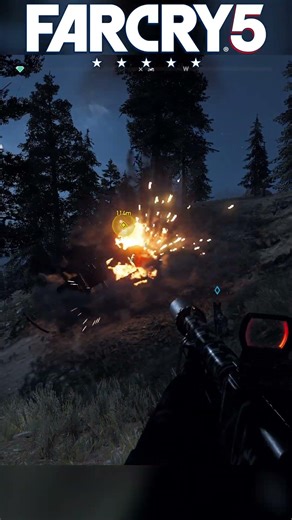 Destroying Cultists Car with C4 in Far Cry 5 #shorts #farcry5