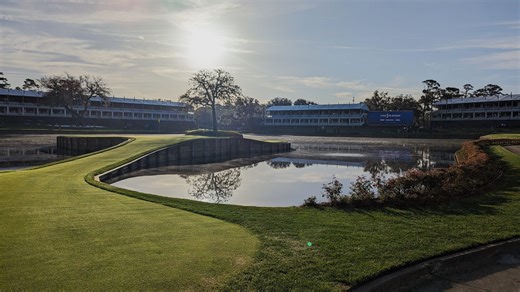 The Players Championship's 17th hole a golf icon, looms large shadow