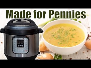 Instant Pot Chicken Stock: Made for FREE!!