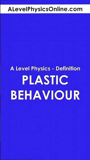 Definition - Elastic and Plastic