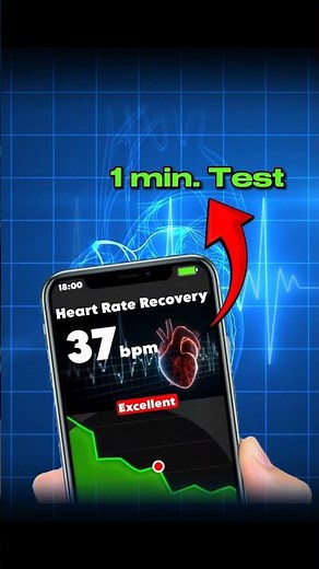 Heart Rate Recovery (1-Minute Test) #hearthealth Full video on Channel