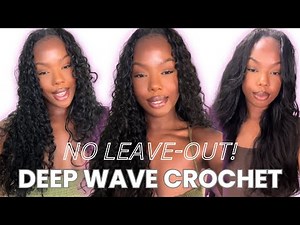 NO LEAVE-OUT! Easy DIY Crochet Install Tutorial | ULA HAIR (can be straightened!)