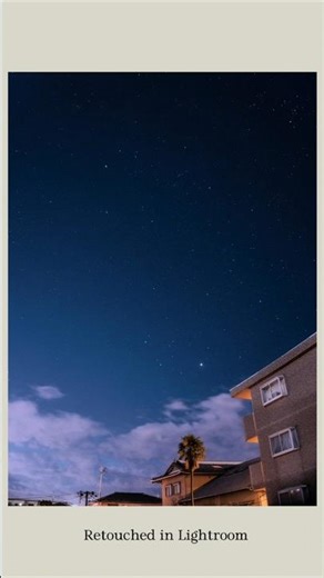 Photography Basics: Long exposure & Lightroom reveal 🌌 #shorts #astrophotography #photographytip