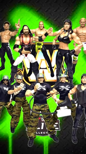 Cowled Collector on Instagram: "Toy Showcase: DX Army (D-Generation X) WWE Legends Elite Action Figures #actionfigure #wwe #dgenerationx #dx #fyp"