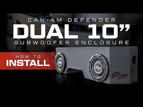 How to Install: Can-Am® Defender Dual 10" Subwoofer Enclosure