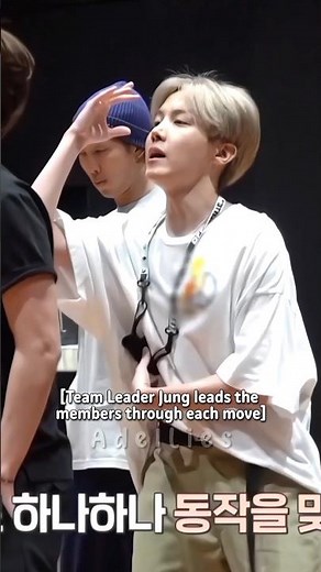 I like watching the members practice dancing, especially when j-hope in dance leader mode 🧐🕺🏻