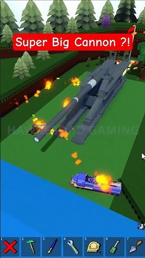 Roblox Build a Boat for Treasure Gustav Gun! #babft #roblox Super Giant Cannon!