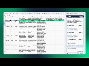 Automate SEO content generation with the Agent - GPT for Sheets